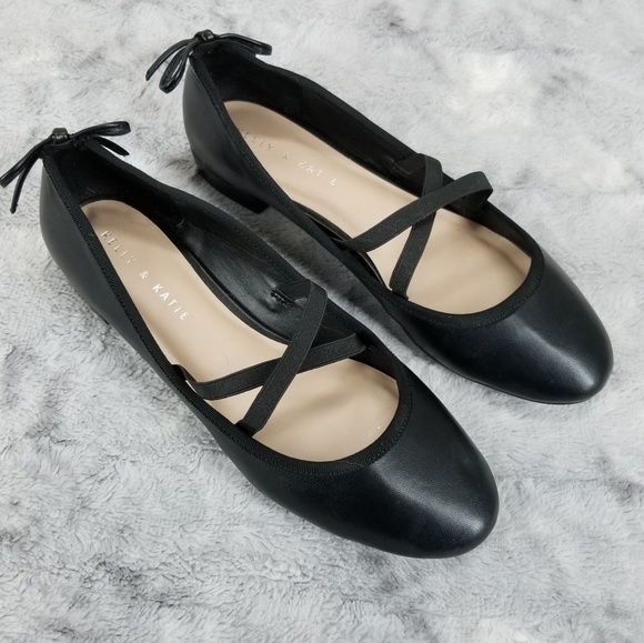 Kelly & Katie Shoes - Kelly & Katie Black Ballet Flats Shoes 9.5
